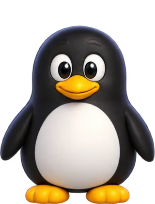 Tux, a little penguin.